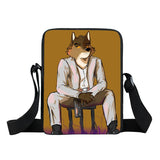 The Bad Guy Shoulder Bag Casual Messenger Sling Bag for Kids Students