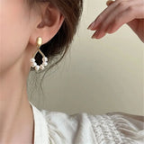 Baroque Pearl Pendant Earrings