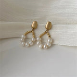 Baroque Pearl Pendant Earrings