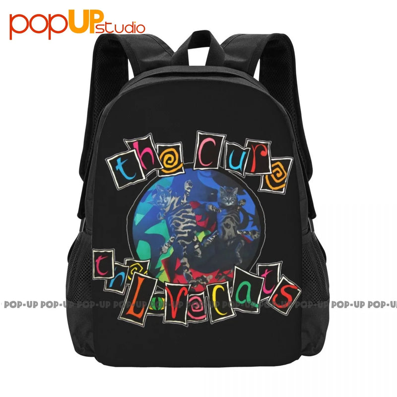 The Cure The Lovecats Backpack Large Capacity Gym Bag