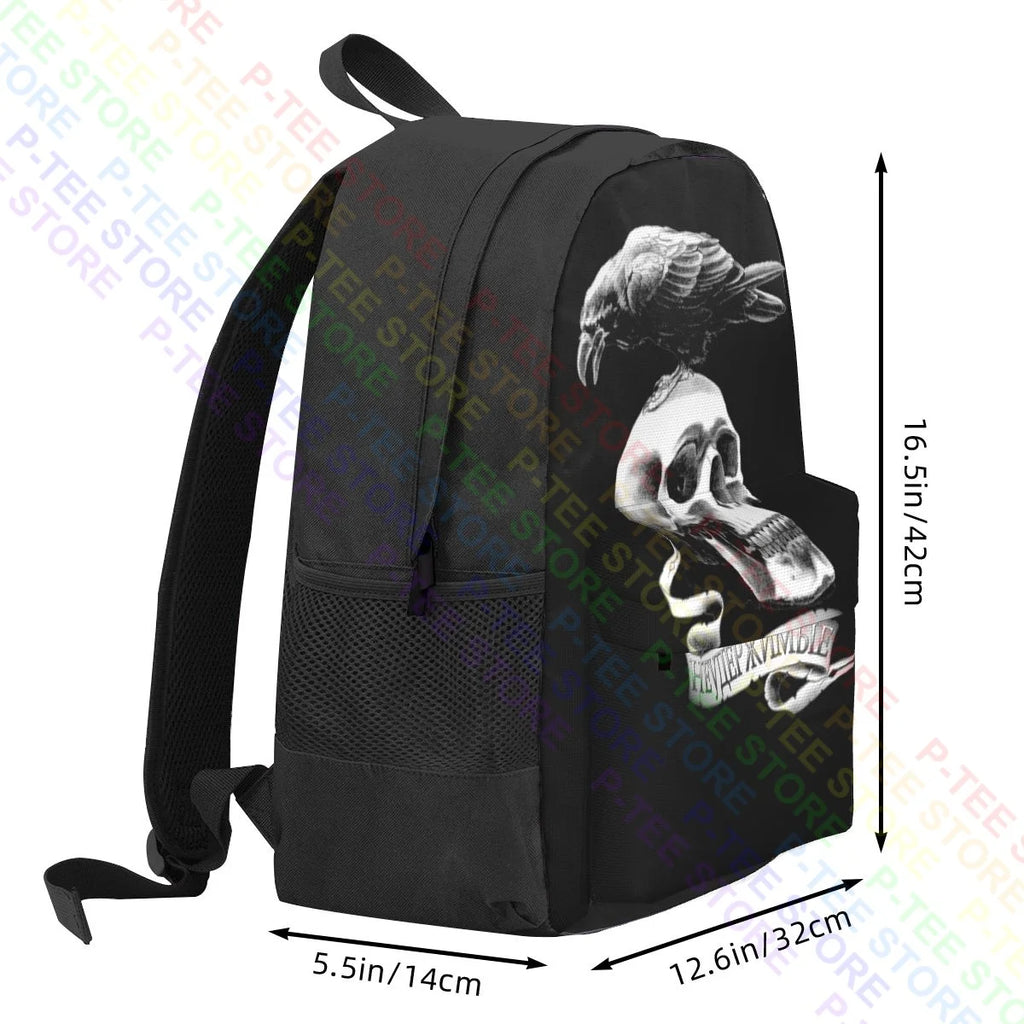 Skull Crow Backpack Large Capacity Outdoor Running