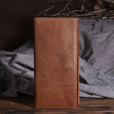Oil Wax Leather Wallet Money Clip Hand Bag Men Women LS-8859