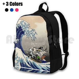 Great Wave Off Kanegawa One Piece Outdoor Hiking Backpack
