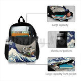 Great Wave Off Kanegawa One Piece Outdoor Hiking Backpack