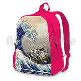 Great Wave Off Kanegawa One Piece Outdoor Hiking Backpack