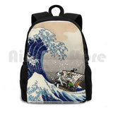 Great Wave Off Kanegawa One Piece Outdoor Hiking Backpack