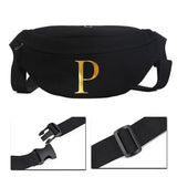 Golden Printed Pattern Unisex Crossbody Bag Shoulder Bag