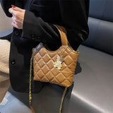 High Chain Handbag Ringer Single Shoulder Cross-body Bucket Bag