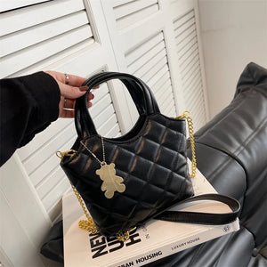 High Chain Handbag Ringer Single Shoulder Cross-body Bucket Bag