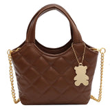 High Chain Handbag Ringer Single Shoulder Cross-body Bucket Bag