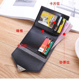 Retro Metal Heart-shaped Short Wallet