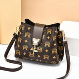 Retro Printing Small Messenger Bag Women Casual Ladies Shoulder Bag