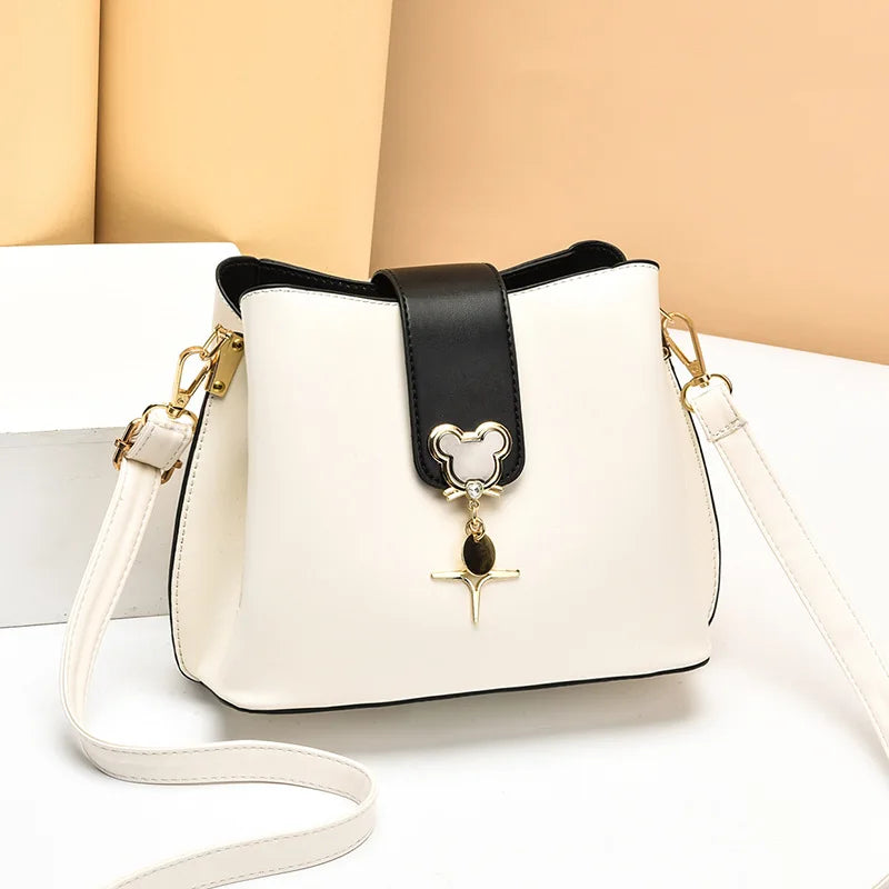 Retro Printing Small Messenger Bag Women Casual Ladies Shoulder Bag