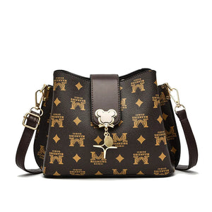 Retro Printing Small Messenger Bag Women Casual Ladies Shoulder Bag