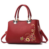 Embroidered Ladies Handbag All-match Shoulder Messenger Bag