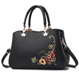 Embroidered Ladies Handbag All-match Shoulder Messenger Bag