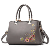 Embroidered Ladies Handbag All-match Shoulder Messenger Bag