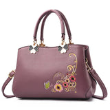 Embroidered Ladies Handbag All-match Shoulder Messenger Bag