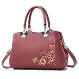 Embroidered Ladies Handbag All-match Shoulder Messenger Bag
