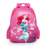 Little Mermaid Pink Princess Kids School Bag