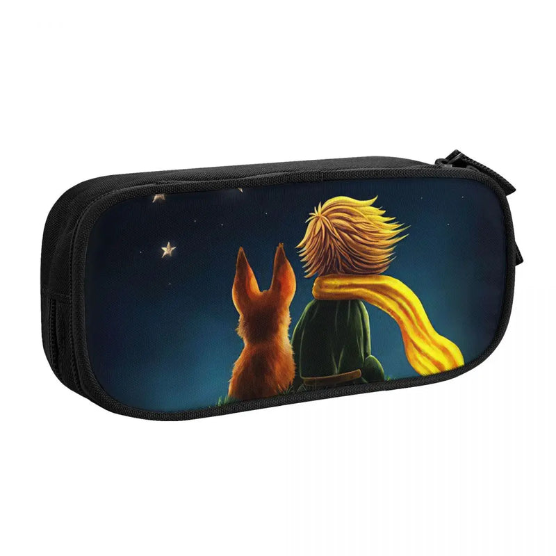 The Little Prince Pen Box Student School Anime Zipper Pen Bag