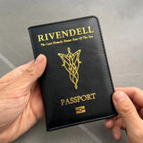 LOTR Rivendell Passport Cover Movie Travel Holder