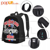 The Love Bug Herbie Drive Classic No.53 1963 Movie Backpack Large Capacity Gym