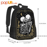 Vintage Tarot Card Occult Supernatural Valentine Backpack