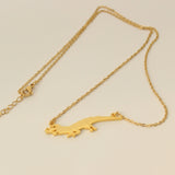 Luck Dragon Necklace, Fantasy Jewelry, Neverending Story