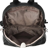 Women's Leather Backpack Large Capacity School Bag for Teenage Girls