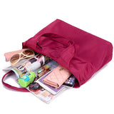 Big Bag Oxford Washed All-match Casual Mommy Cloth Shoulder Handbag