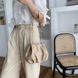 Women's Commuter Chain Armpit Bag Solid Texture Single Shoulder Bag
