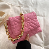 Fall/Winter Chain One-Shoulder Tote Bag
