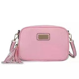 Versatile Snake Fringed Shoulder Cross-body Bag Small Square Bag