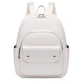 High Youth Leather Backpack for Teenage Girls