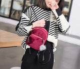 Stylish Velvet Travel Backpack for Women