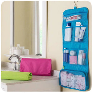 Large Portable Travel Jewelry Makeup Hanging Bag
