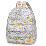 National Wind Canvas Backpack for Female Students