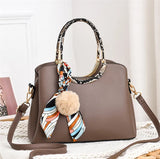 Pompoms Mom Bag Autumn Winter Handbag