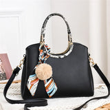 Pompoms Mom Bag Autumn Winter Handbag