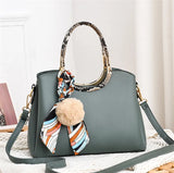 Pompoms Mom Bag Autumn Winter Handbag