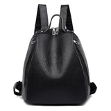 PU Women Backpack High Soft Leather School Bags For Girls