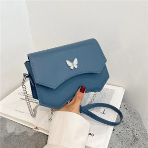 Chain Texture Handbag Butterfly Shoulder Bag Wild Messenger Bag