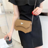 Chain Texture Handbag Butterfly Shoulder Bag Wild Messenger Bag