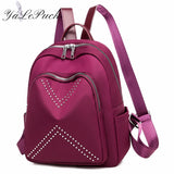 Waterproof Women's Shoulder Backpack for Teen Girls