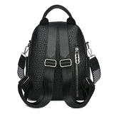 Women's Large PU Leather Backpack Handbag for Girls