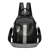 Large PU Leather Backpack for Women - Travel and School