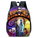 Nightmare Before Christmas Backpack 16in School Bag Boys Girls Software Primary