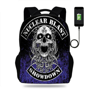 Nightmare Before Christmas Backpack Kids School Bag 3D Prints with USB