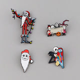 Nightmare Before Christmas Jack Enamel Pins Classic Cartoon Movie Lapel Pins